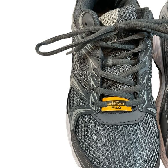 Women's Fila Slip Resistant Composite Toe CoolMax Mem. Foam Shoes Size US 8.5 - Picture 2 of 16